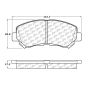 Stoptech 308.13380 Street Touring Brake Pads