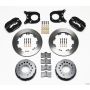 Wilwood 140-5236-B Forged Dynalite P/S Rear Kit Chev 12 Bolt w/Clip Eliminator