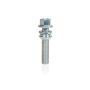 Eibach Wheel Stud M14 x 1.5 x 37mm Round-Head (for S90-2-07-001) - Silver