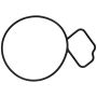 Elring 061.670 Gasket, water pump