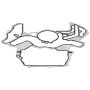 Elring 122.476 Gasket, housing cover (crankcase)