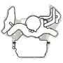 Elring 122.476 Gasket, housing cover (crankcase)