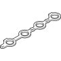 Elring 476.030 Gasket, cylinder head cover
