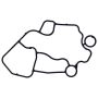 Elring 598.040 Gasket, oil filter housing