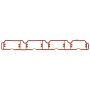 Elring 655.840 Gasket, intake manifold