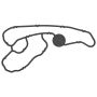 Elring 697.470 Gasket, oil filter housing