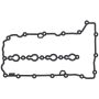 Elring 811.670 Gasket, cylinder head cover