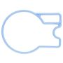 Elring 870.330 Gasket, intake manifold housing