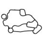 Elring 897.960 Gasket, oil filter housing