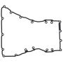 Elring 907.750 Gasket, oil sump