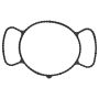 Elring 966.530 Gasket, housing cover (crankcase)