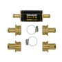 Edelmann 70699 Premium Universal Aluminum Dual Filteration In-line Filter w/ Magnet