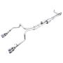 AWE Tuning 3015-42203 4th Gen GM 1500 6.2L 0FG Catback Split Rear Exit (w/ Bumper Cutouts) - Quad Chrome Tips