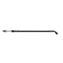 Goodridge HD1045-1CB-BK66 66in Universal Clutch Line w/Blk Fittings & Blk Hose - 45 Deg Banjo w/Straight 7/16 UNF