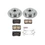 PowerStop KOE195 OE Stock Replacement Low-Dust Ceramic Brake Pad and Rotor Kit