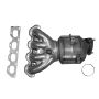 AP Exhaust 641345 Federal / EPA Catalytic Converter - Direct Fit w/ Integrated Manifold