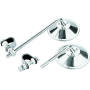 BikeMaster 600005 Universal Clamp On Mirror 8in Stem