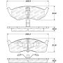 Stoptech 305.06420 Street Select Brake Pads
