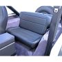 Rugged Ridge Fold & Tumble Rear Seat Black 76-95 Jeep CJ / Jeep Wrangler