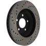 StopTech 05-10 Ford Mustang GT Front Left Slotted & Drilled Rotor