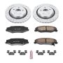 PowerStop K5159 Z23 Daily Driver Carbon-Fiber Ceramic Brake Pad and Drilled & Slotted Rotor Kit