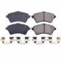 PowerStop 17-926 PowerStop - Z17 Low-Dust Ceramic Brake Pads with Hardware