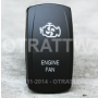 SPOD VVPZCEF-17T Engine Fan Rocker Switch