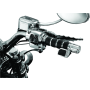 Kuryakyn 6343 Premium ISO Grip With Contoured Throttle Boss Throttle-By-Wire Chrome