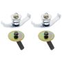 RockJock JK Coil Spring Retainer Kit Rear Set