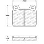 StopTech Performance 75-95 Alfa Romeo 2000 Spider/Graduate/Veloce Front Brake Pads
