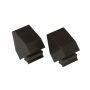 Prothane 19-1327-BL Universal Bump Stop Pull Through Style - Black