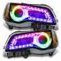 Oracle Lighting 7731-334 SMD Pre-Assembled Headlights, Non-HID, Black Bezel, ColorSHIFT(tm) DRL