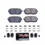 PowerStop Z23-1296 PowerStop - Z23 Daily Driver Carbon-Fiber Ceramic Brake Pads with Hardware Kit