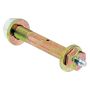 RockJock Greaseable Bolt w/ Hardware 9/16in Thread X 4in Long