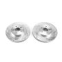 PowerStop JBR1759XPR PowerStop Evolution Performance Drilled, Slotted & Plated Brake Rotor Pair