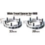 Project Kics 30mm Thick 12x1.25 5-139.7 4WD Wide Tread Spacers