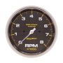 AutoMeter 200797-40 Marine Carbon Fiber 5in In-Dash Tachometer 0-8000 RPM