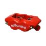 Wilwood 120-13844-RD Caliper-Forged DynaliteI-Red 1.75in Pistons .81in Disc