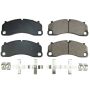 PowerStop 17-1741 PowerStop - Z17 Low-Dust Ceramic Brake Pads with Hardware