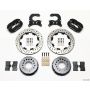Wilwood 140-2112-BD Forged Dynalite P/S Rear Kit Drilled Rotor Chev 12 Bolt w C-Clips