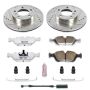 PowerStop K496-26 Z26 Street Performance Ceramic Brake Pad and Drilled & Slotted Rotor Kit
