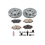 PowerStop KOE6739 OE Stock Replacement Low-Dust Ceramic Brake Pad and Rotor Kit