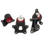 Innovative 98-02 Accord F-Series Black Steel Mounts 75A Bushings (Auto Trans)