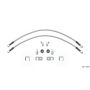 Wilwood 220-12857 Flexline Kit Front Subaru 99-05