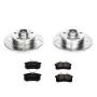 PowerStop K512 Z23 Daily Driver Carbon-Fiber Ceramic Brake Pad and Drilled & Slotted Rotor Kit
