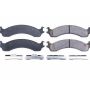 PowerStop 17-821 PowerStop - Z17 Low-Dust Ceramic Brake Pads with Hardware