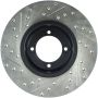 Stoptech 127.42011L Slotted & Drilled Sport Brake Rotor