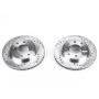PowerStop JBR722XPR PowerStop Evolution Performance Drilled, Slotted & Plated Brake Rotor Pair