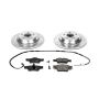 PowerStop K6200 Z23 Daily Driver Carbon-Fiber Ceramic Brake Pad and Drilled & Slotted Rotor Kit