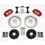 Wilwood 140-9284-R Narrow Superlite 6R Front Hat Kit 13.06in Red Mitsubishi EVO VIII